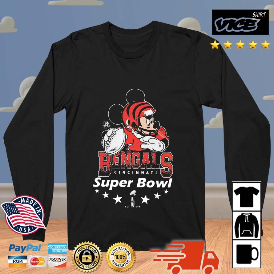 Mickey Mouse Cincinnati Bengals 2022 Super Bowl shirt, hoodie