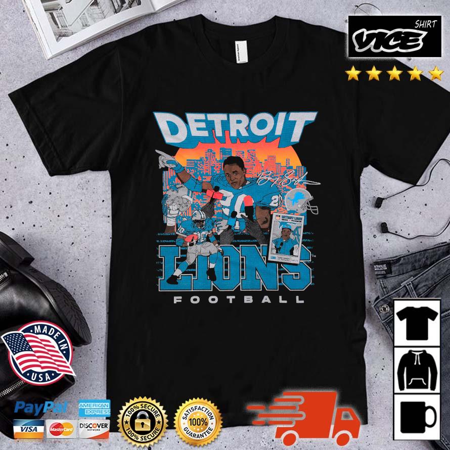 Detroit Lions Barry Sanders SMPLFD Signature Shirt