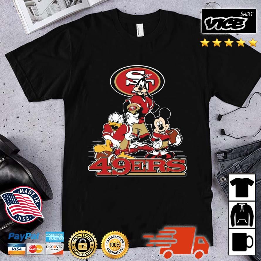 Mickey Mouse And Friends San Francisco 49ers American Football NFL Christmas 2022 Shirt