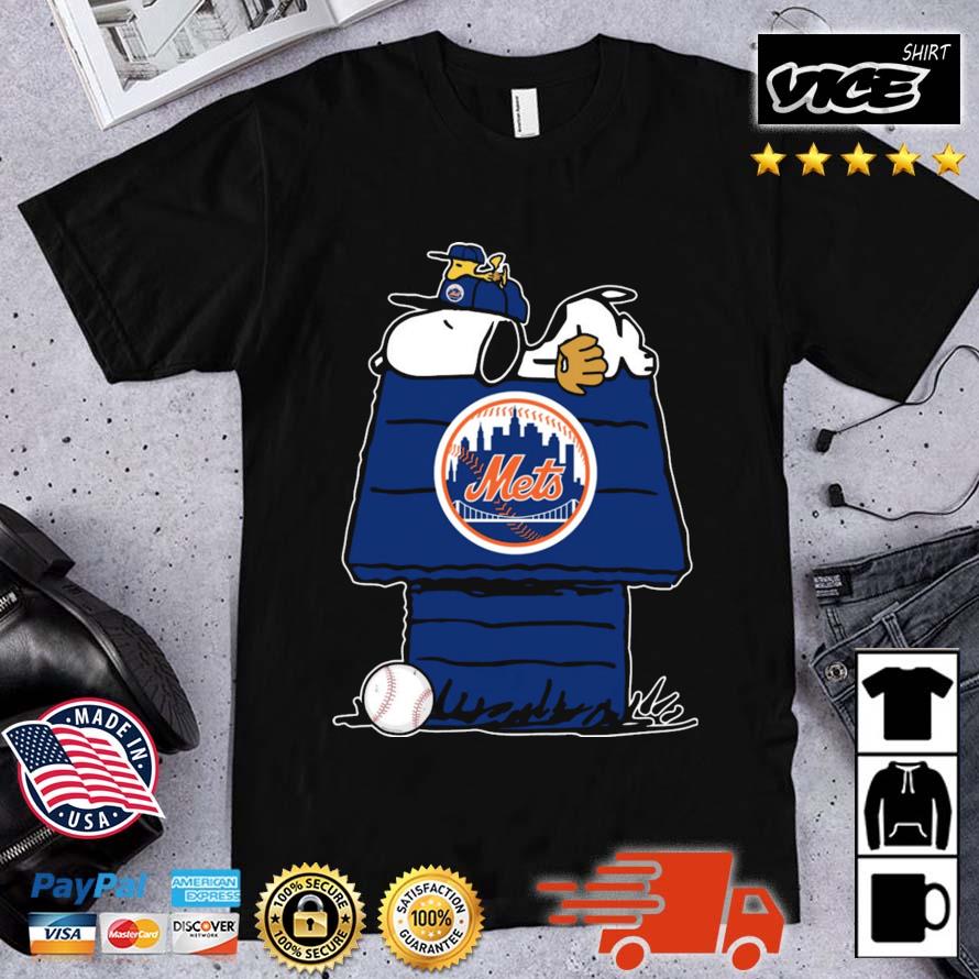 New York Mets Baseball Snoopy And Woodstock The Peanuts 2022 Shirt