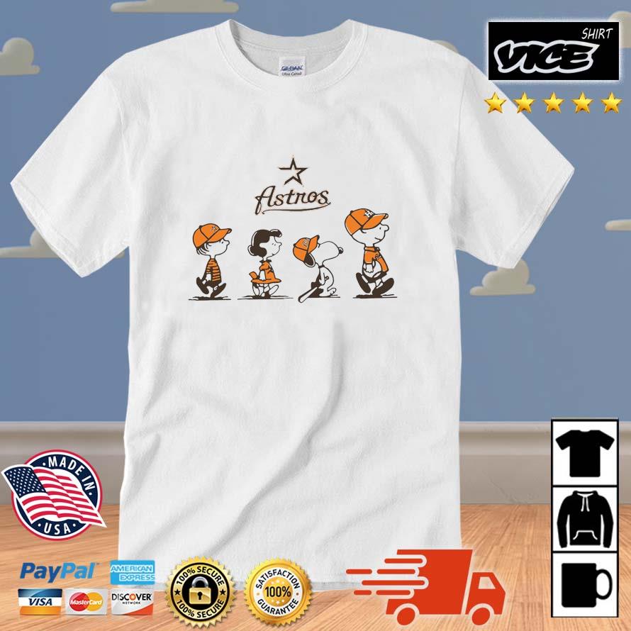 Peanuts Snoopy And Friends Road Houston Astros MLB 2022 Baseball Shirt