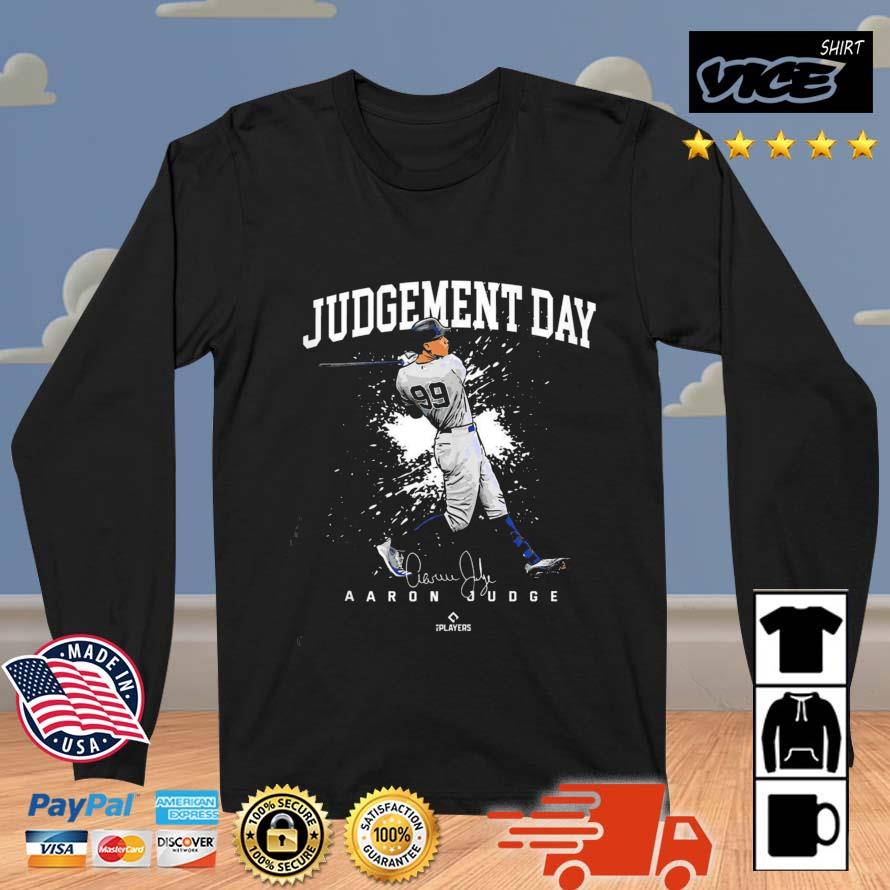 Aaron Judge Judgement Day New York MLBPA Baseball Player Aaron Judge Signatures T-Shirt