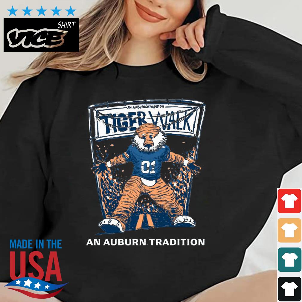 Aubie Tiger Walk An Auburn Tradition Shirt