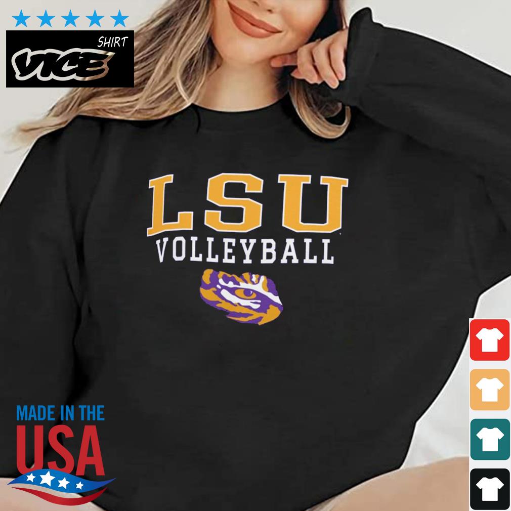 Champion LSU Tigers Stack Logo Volleyball Shirt