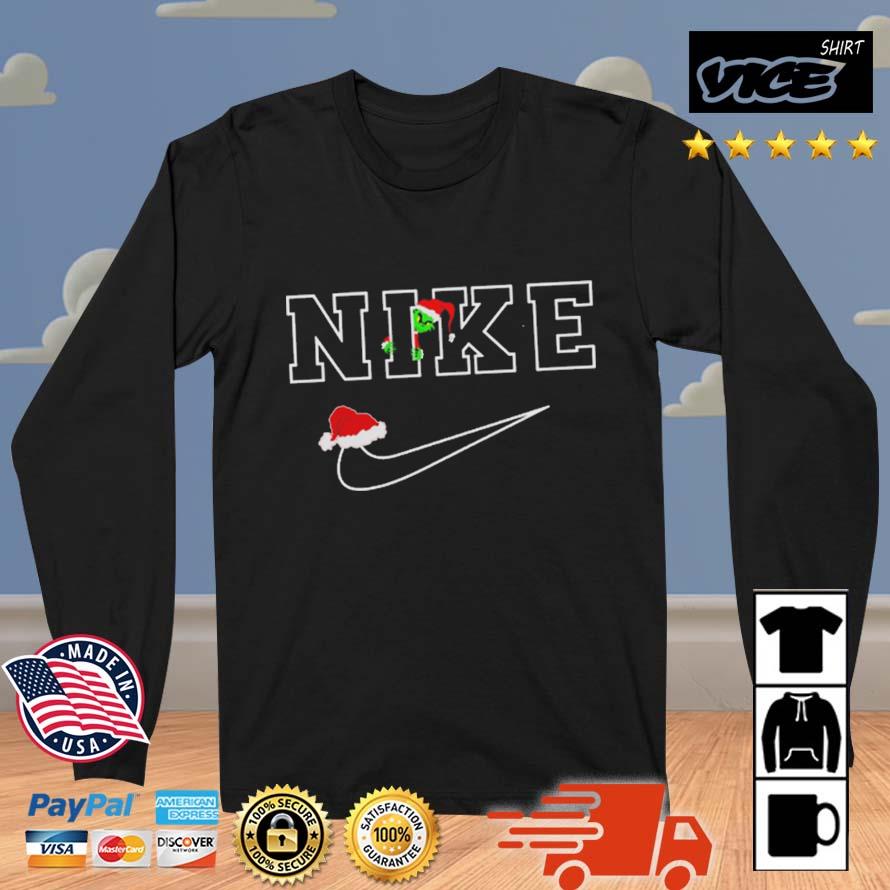 Cheap Nike Logo Santa Hat Grinch Christmas 2022 Sweater