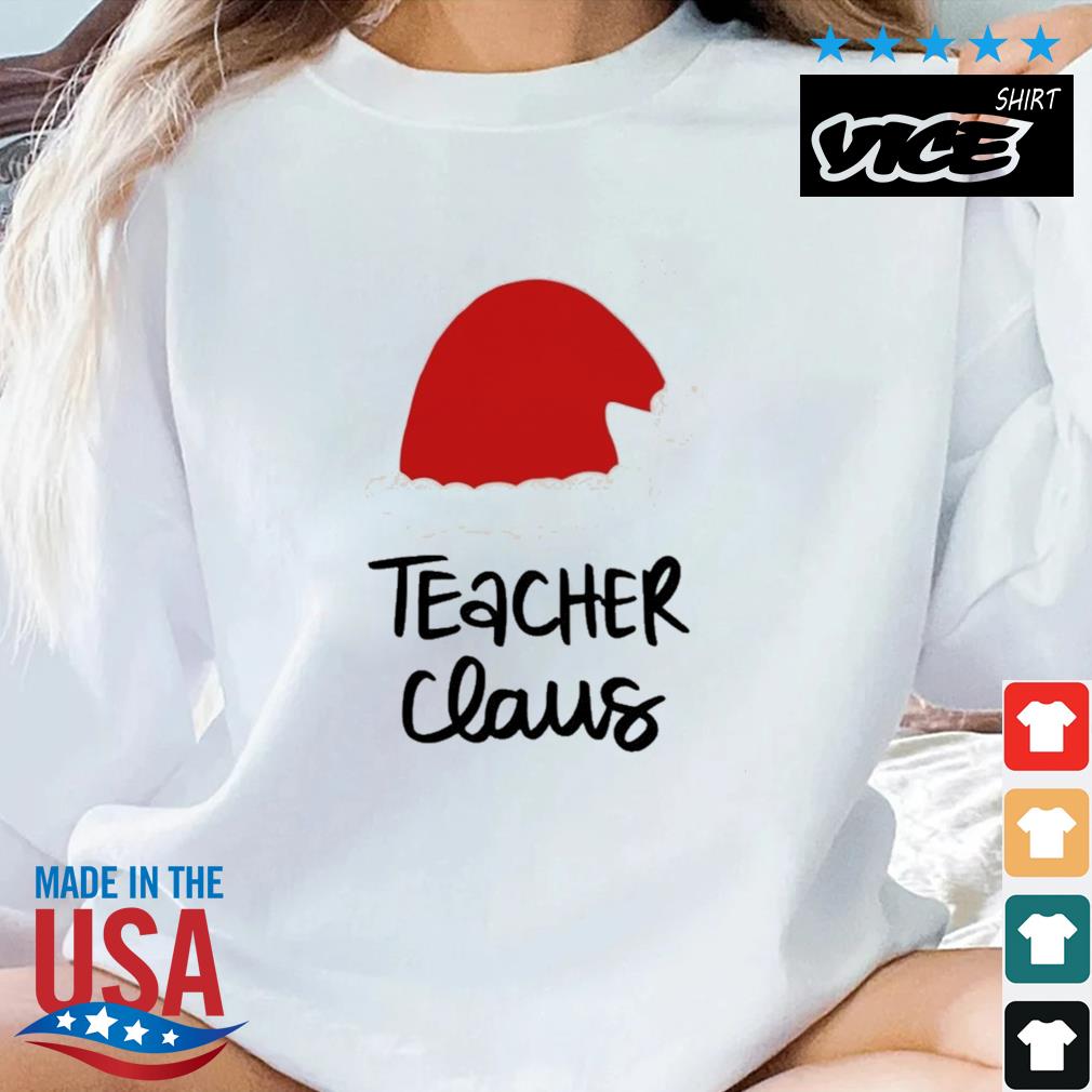 Christmas Teacher Claus Santa Hat Sweater