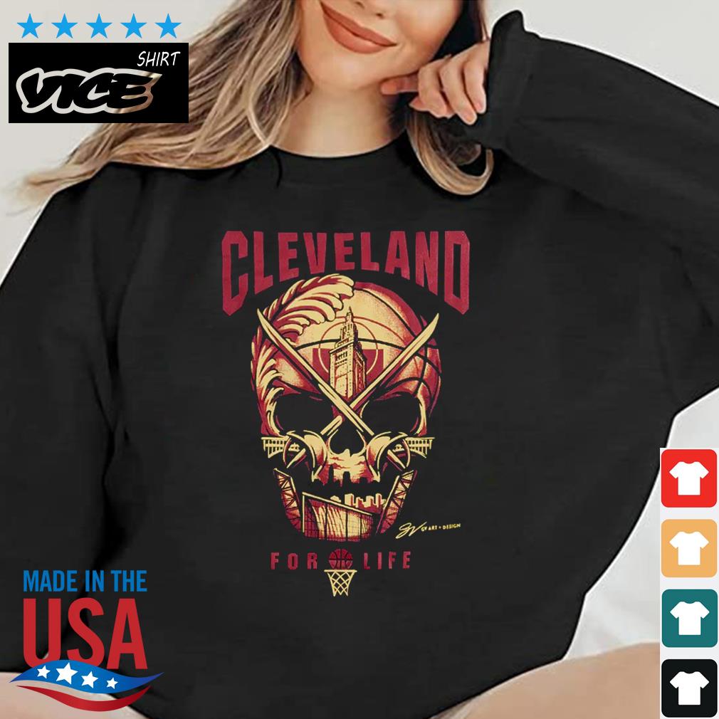 Cleveland Basketball Skull For Life 2022 Shirt