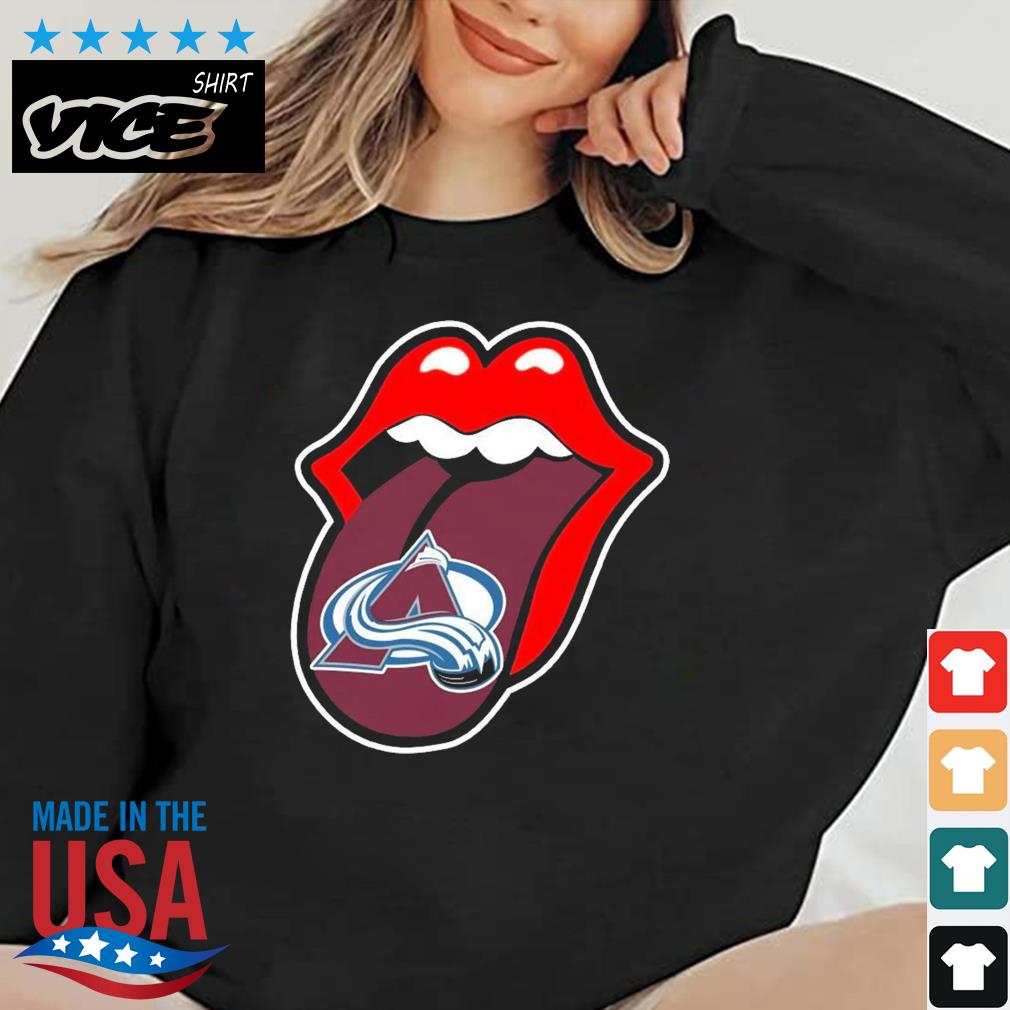 Colorado Avalanche The Rolling Stones Logo Shirt