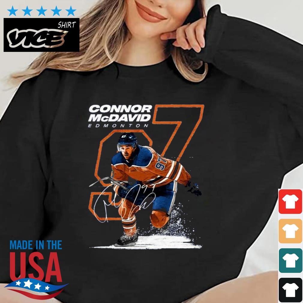 Connor Mcdavid For Edmonton Oilers Fans Signature Shirt