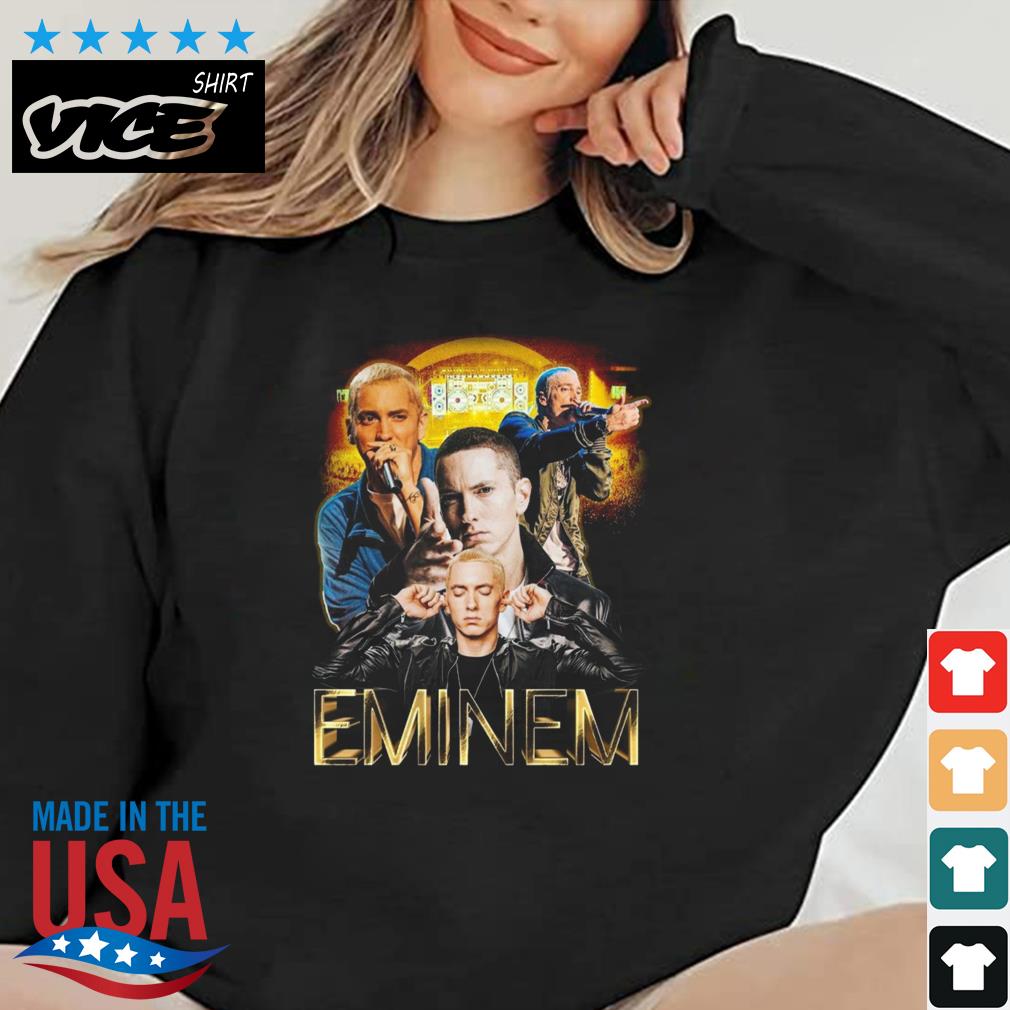 Cool Moment On Stage Eminem The King Rap Shirt