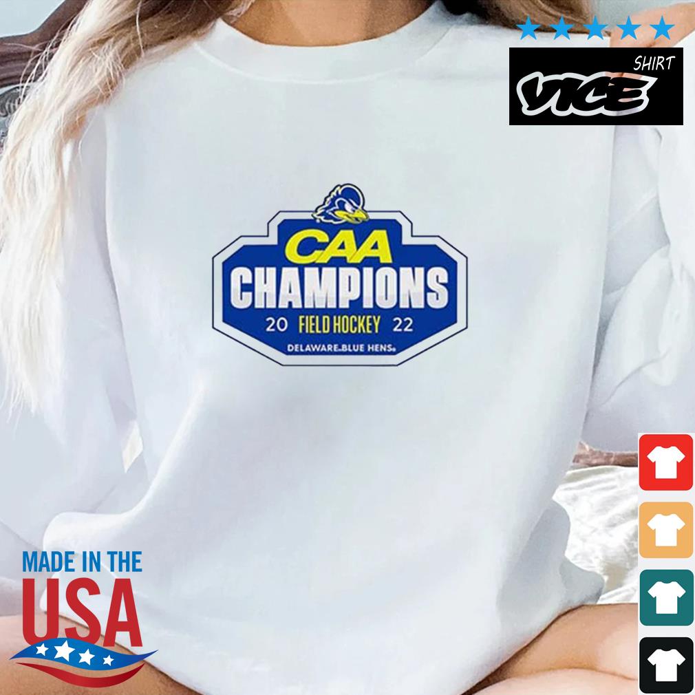 Delaware Blue Hens 2022 CAA Champs Field Hockey Shirt