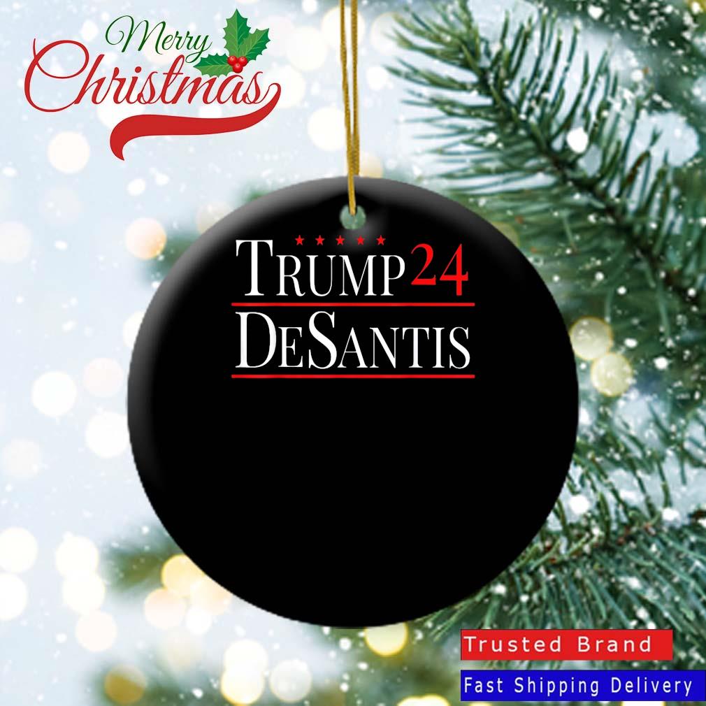Donald Trump Ron Desantis 2024 Presidential Election Ornament