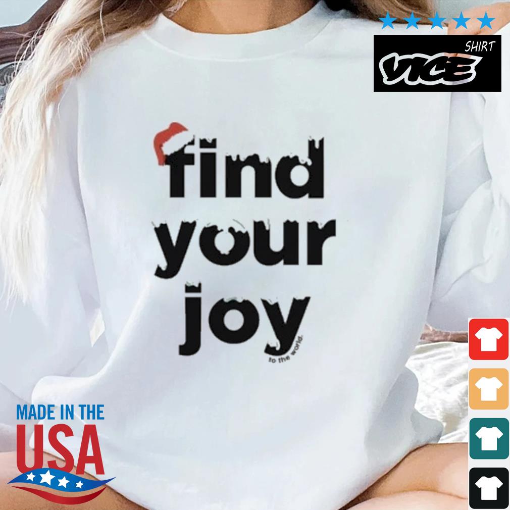 Find Your Joy To The World Christmas Sweater