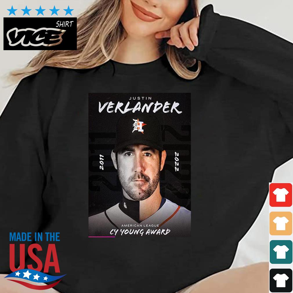 From The First To Third Cy Young Award Justin Verlander Continues To Turn Back The Clock Shirt