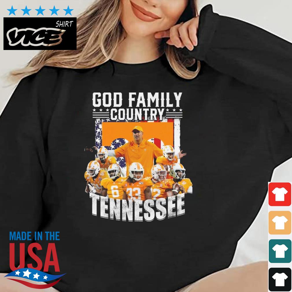 God Family Country Tennessee Volunteers Shirt