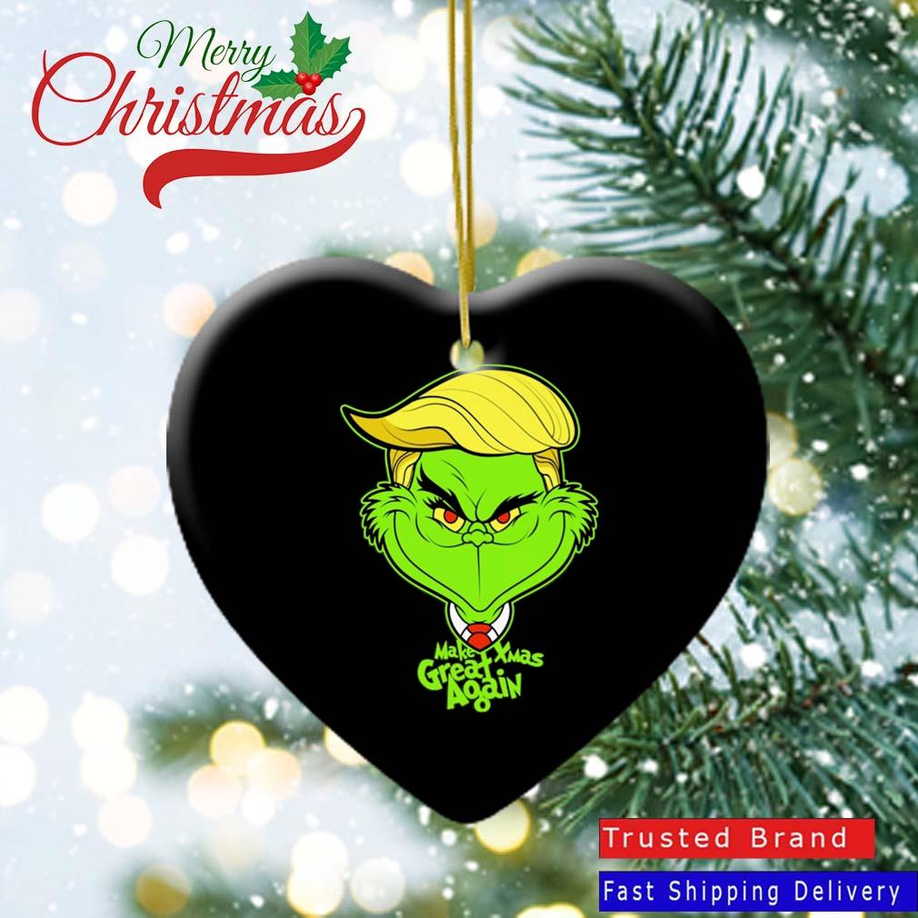 Grinch Donald Trump Make Xmas Great Again Christmas 2022 Ornament