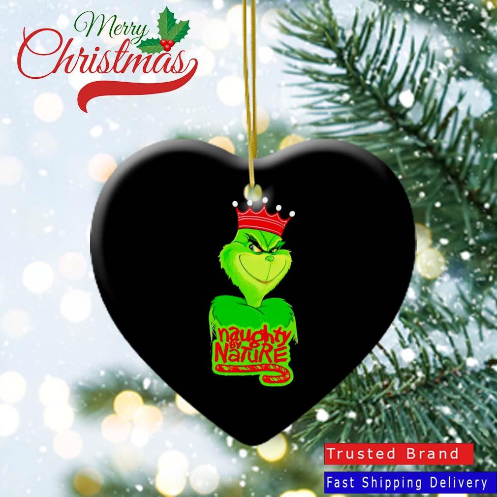Grinch King Naughty By Nature Christmas Ornament