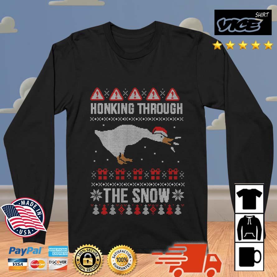 Honking Through The Snow Ugly Christmas 2022 Sweater