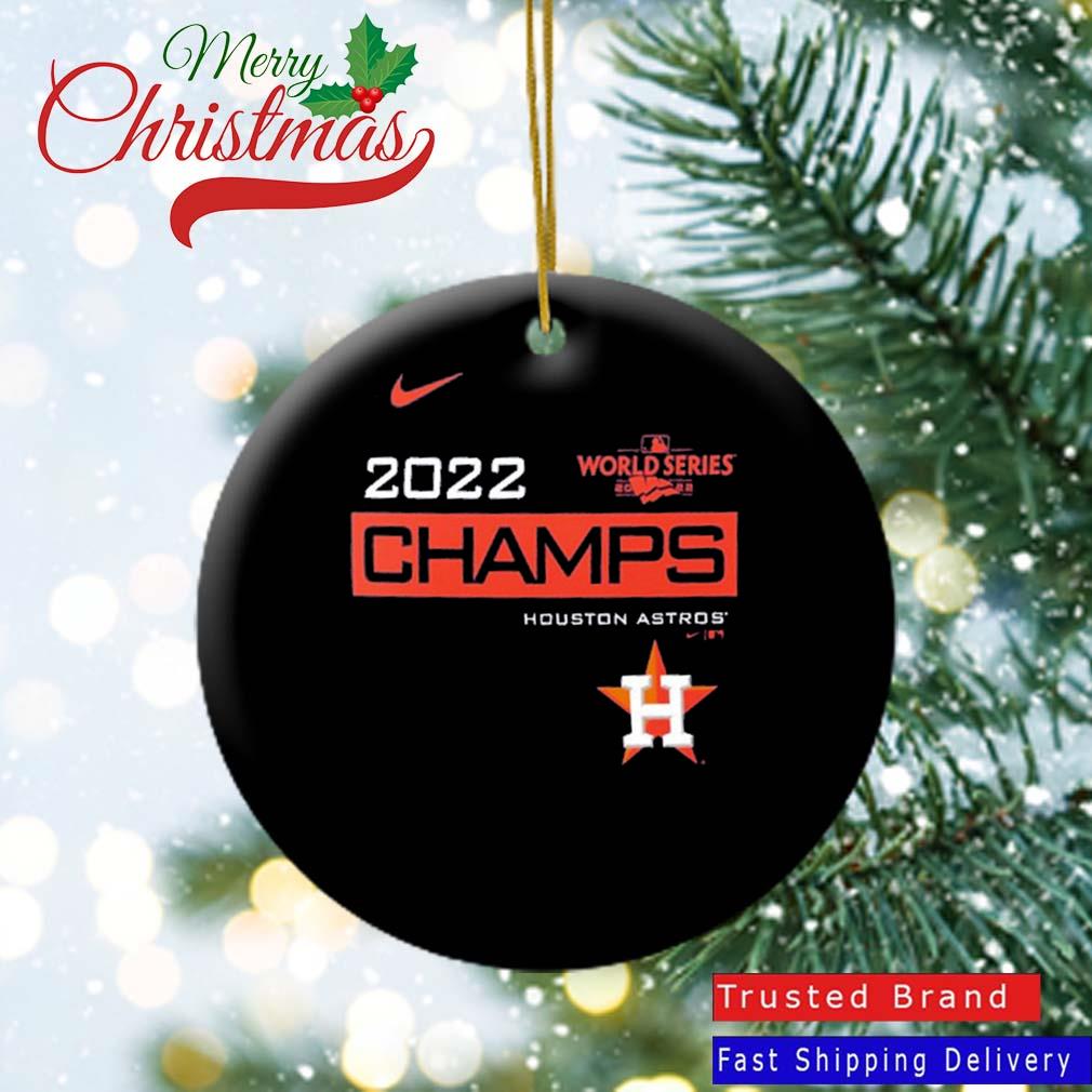 Houston Astros Nike 2022 World Series Champions Celebration Ornament