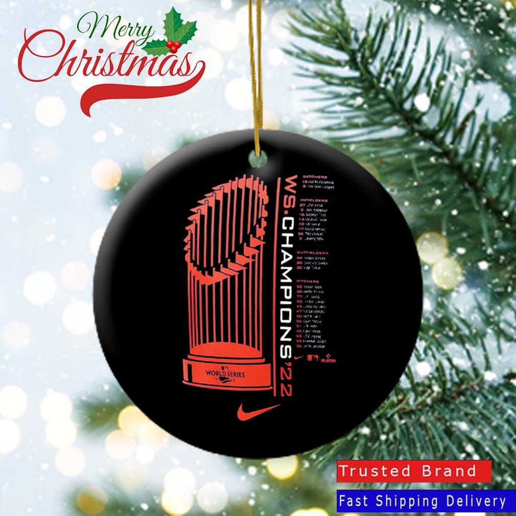 Houston Astros Nike 2022 World Series Champions Roster Ornament