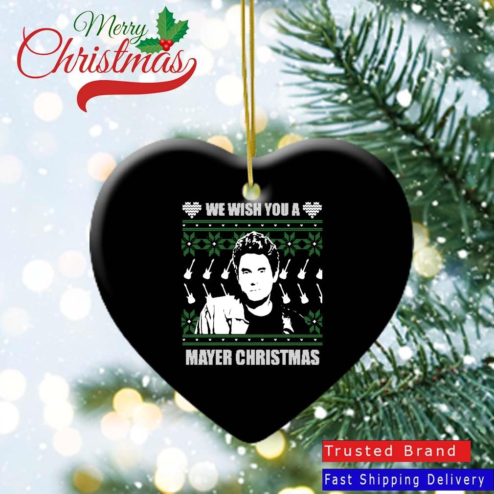 John Mayer we wish you a Mayer Christmas Ugly Ornament