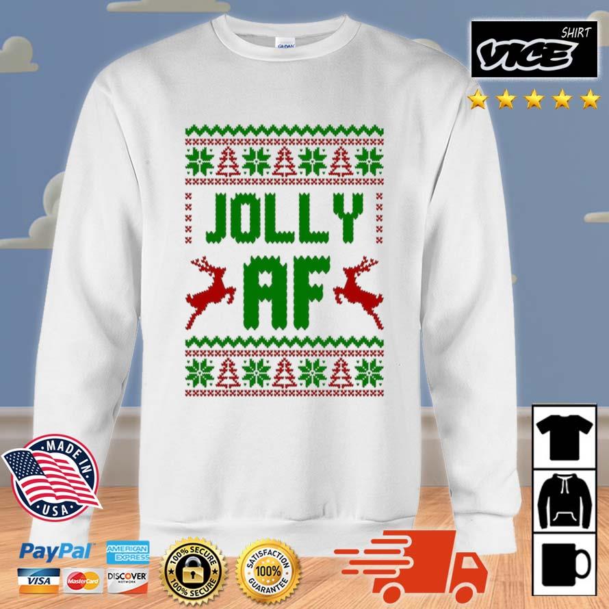Jolly AF Ugly Christmas 2022 Sweater