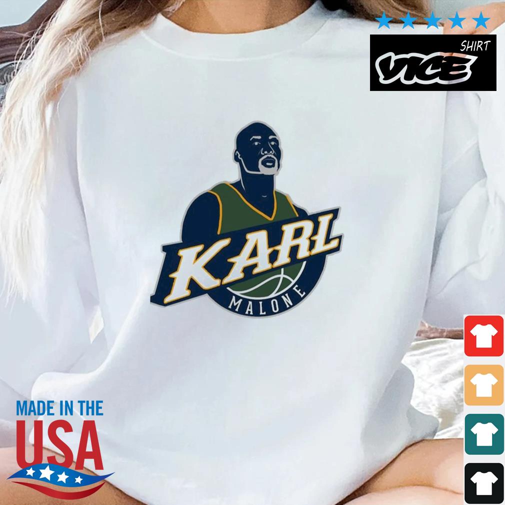 Karl Malone Men Best Player Logo Shirt