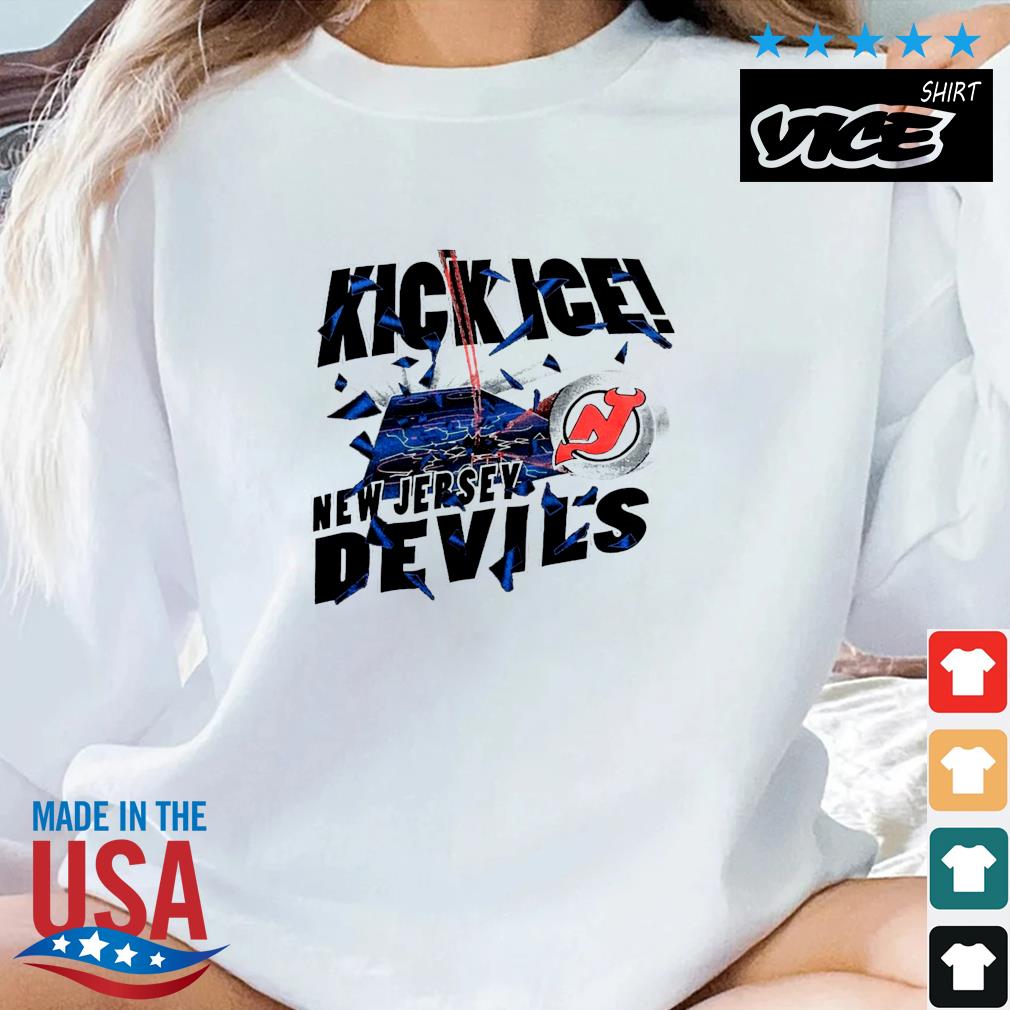 Kick Ice New Jersey Devils Nj Hockey Shirt