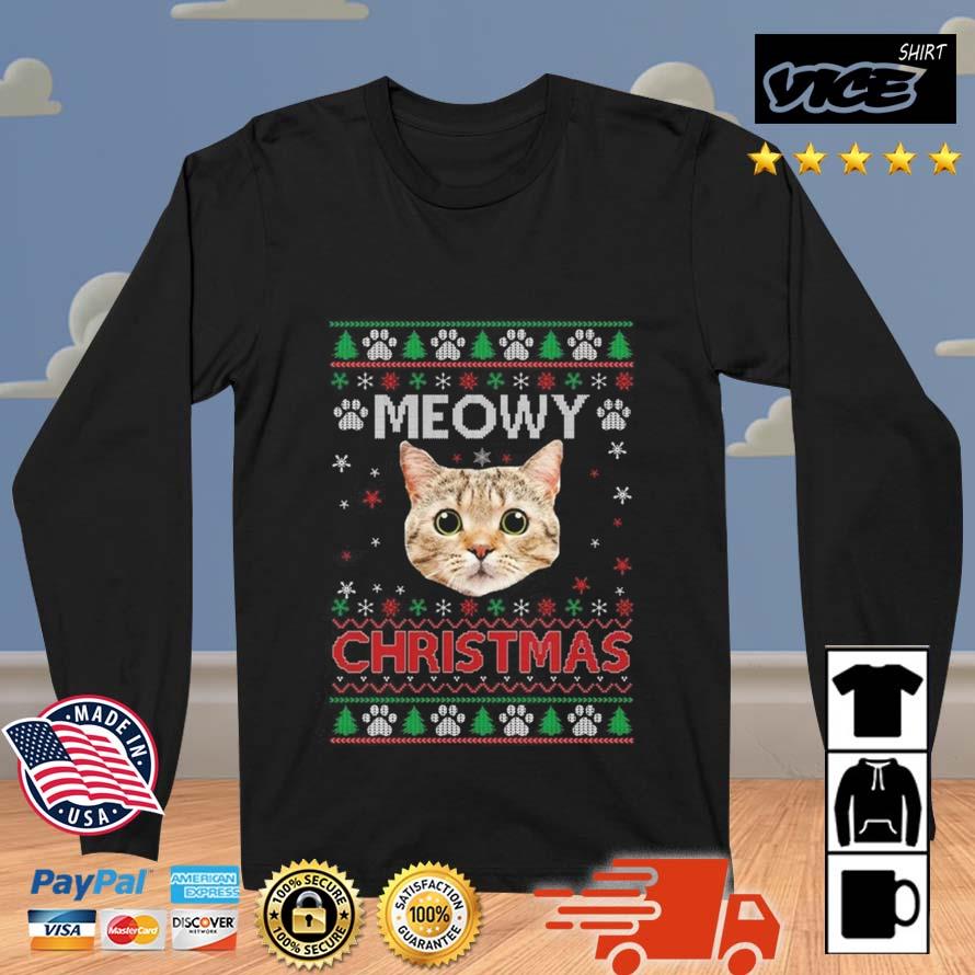 Meowy Christmas Cat Ugly Christmas 2022 Sweater