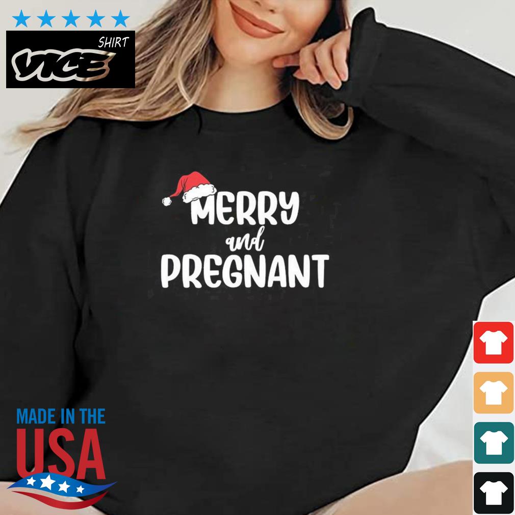 Merry And Pregnant Christmas Sweater