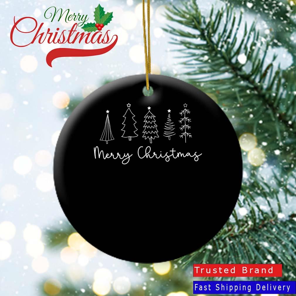 Merry Christmas Tree Christmas Xmas Jumper Ornament