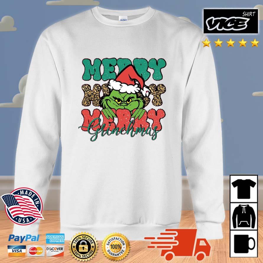 Merry Merry Merry Christmas Grinchmas 2022 Sweater