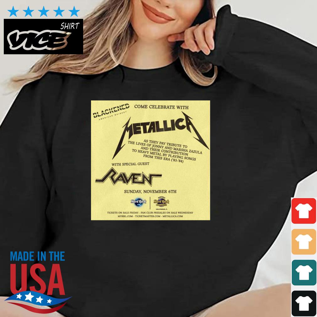 Metallica Stream 1983 Rarity Performance From Megaforce Tribute Concert Shirt