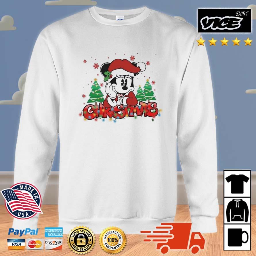 Mickey And Minnie Mouse Christmas Lights Couples Disney Christmas 2022 Sweater