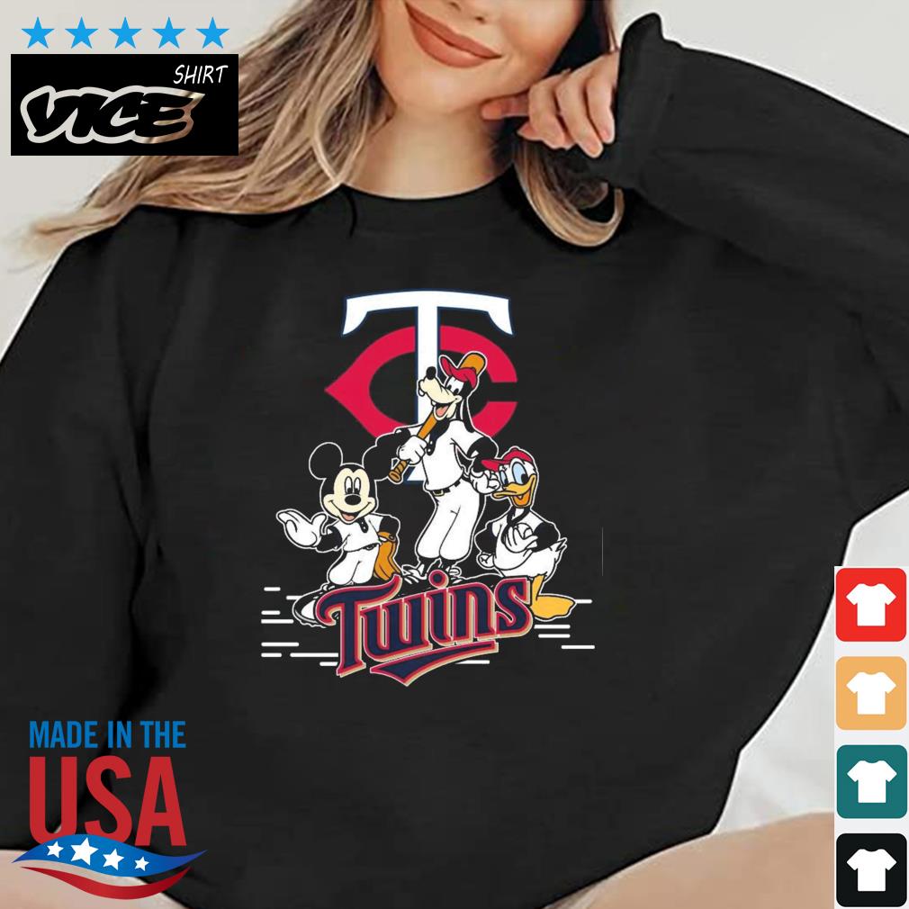 Mickey Goofy Donald Minnesota Twins Teams Shirt