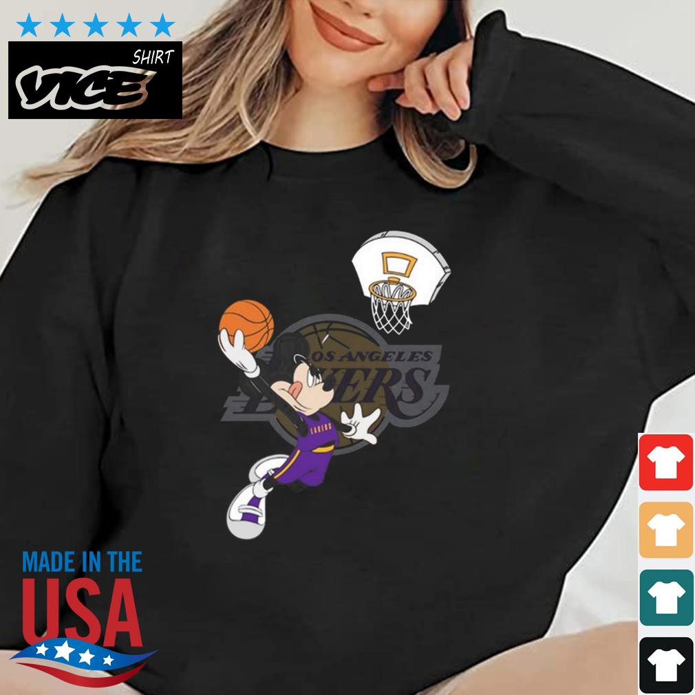 Mickey Mouse Basketball Los Angeles Lakers shirt
