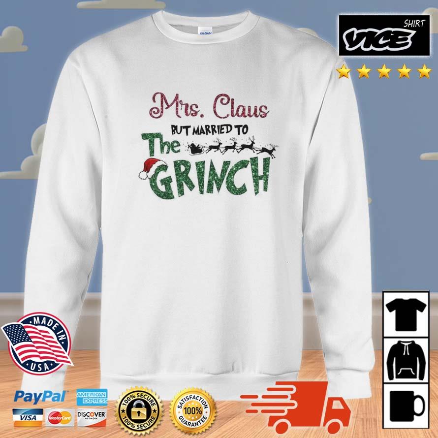 Mrs Claus But Married To The Grinch Christmas 2022 Sweater
