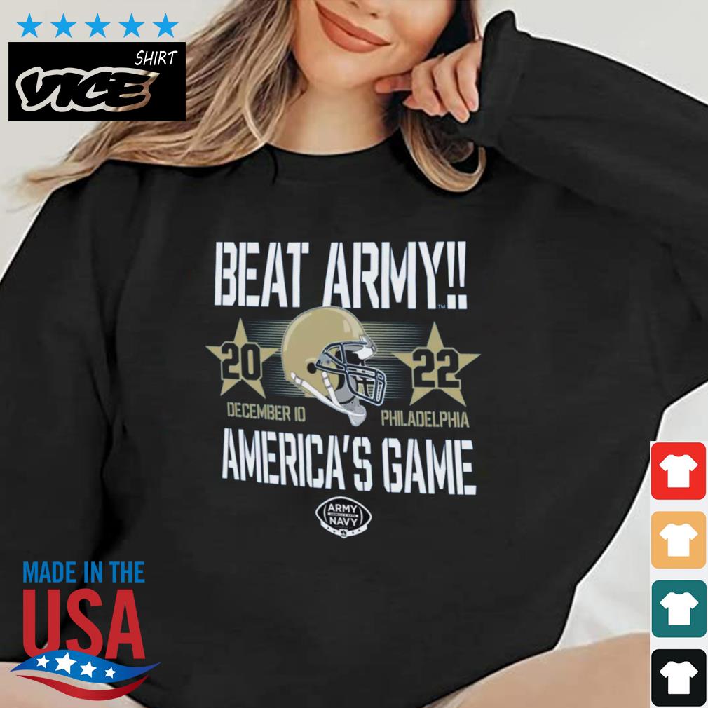 Navy Midshipmen Navy Beat Army America's Game Philadelphia December 2022 Shirt