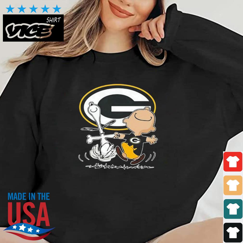 NFL Green Bay Packers Charlie Brown Snoopy Dancing Shirt