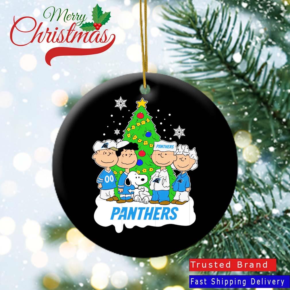 NFL Snoopy The Peanuts Carolina Panthers Christmas 2022 Ornament