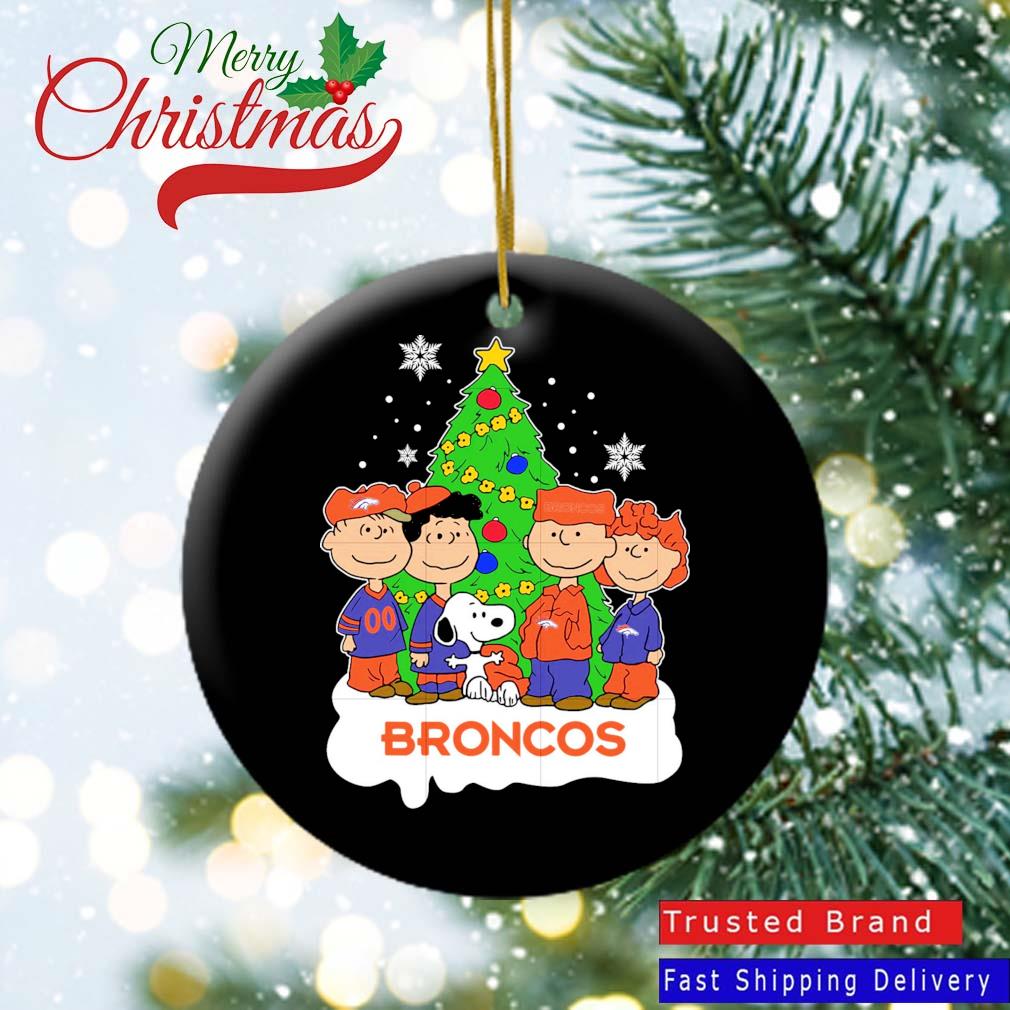 NFL Snoopy The Peanuts Denver Broncos Christmas 2022 Ornament