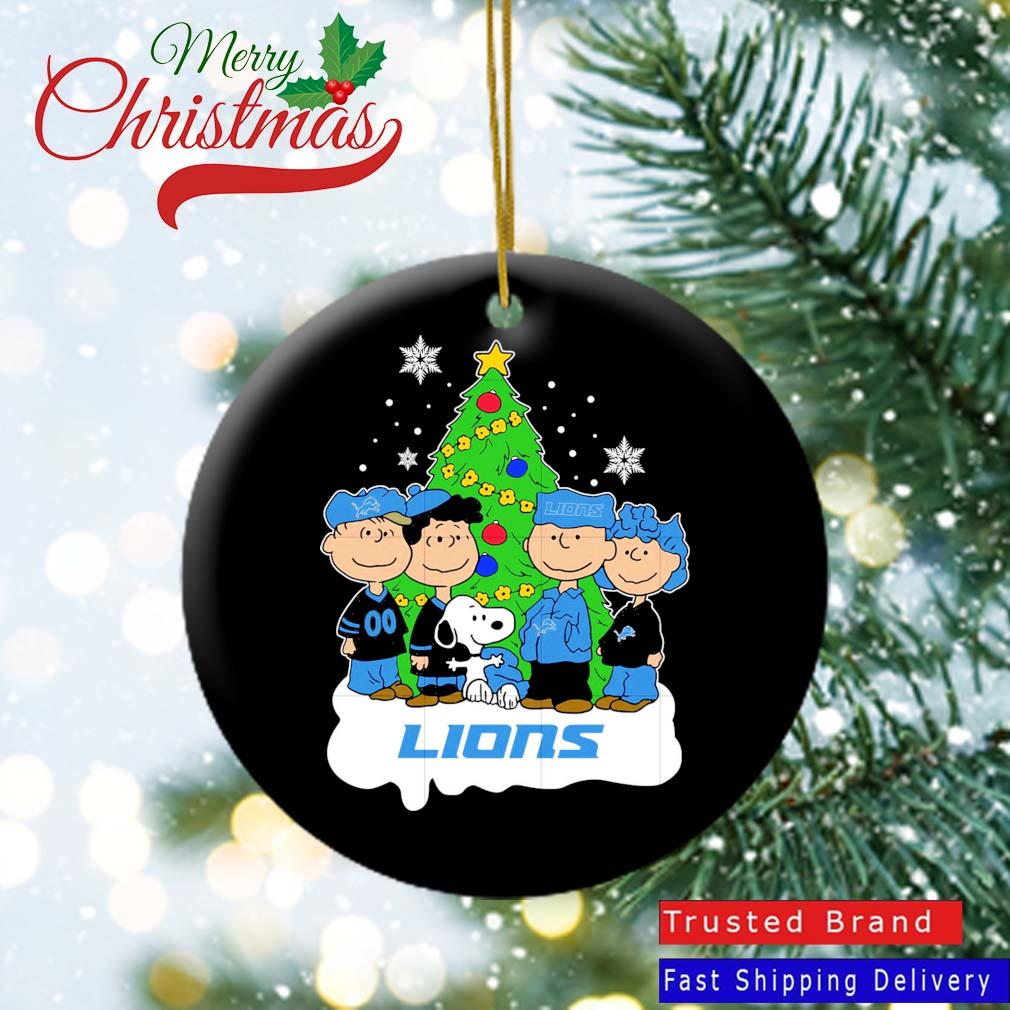 NFL Snoopy The Peanuts Detroit Lions Christmas 2022 Ornament