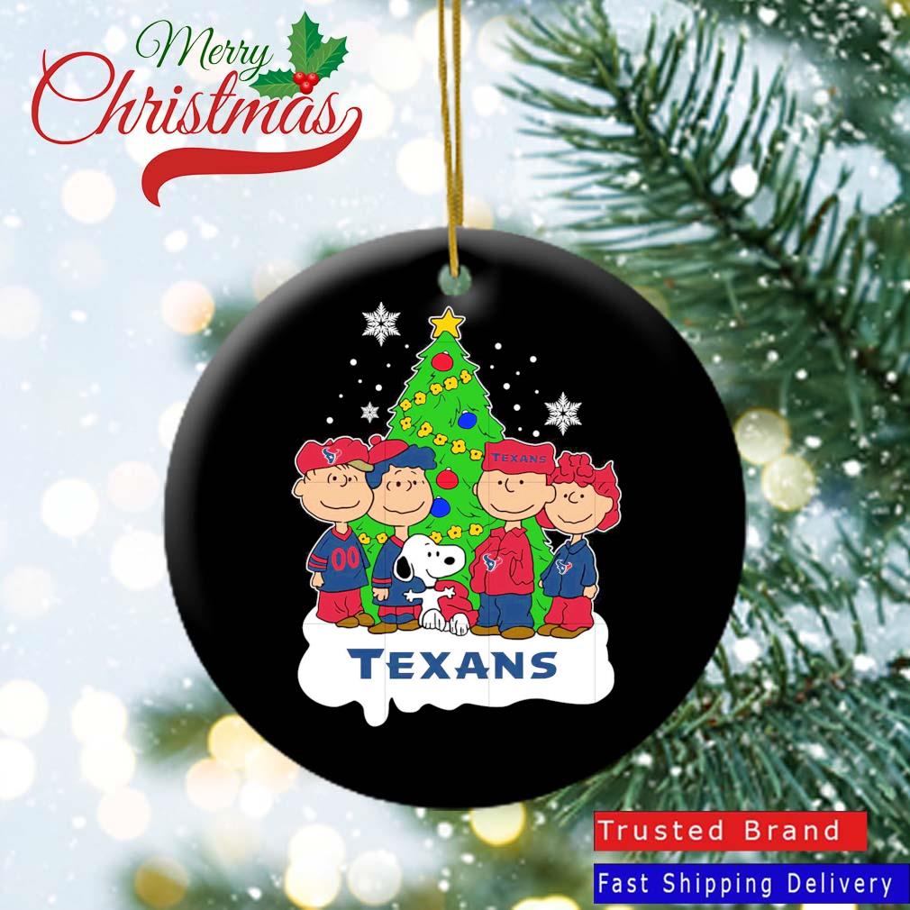 NFL Snoopy The Peanuts Houston Texans Christmas 2022 Ornament