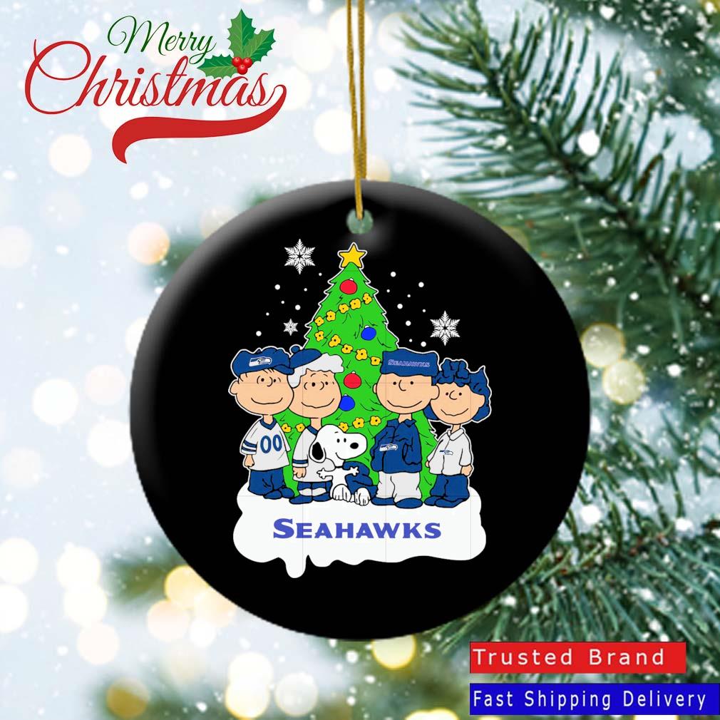 NFL Snoopy The Peanuts Seattle Seahawks Christmas 2022 Ornament
