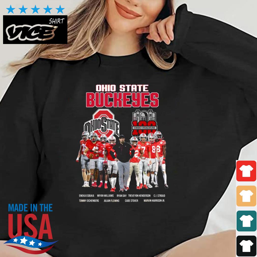 Ohio State Buckeyes 100 Ohio Stadium Name Players Shirt
