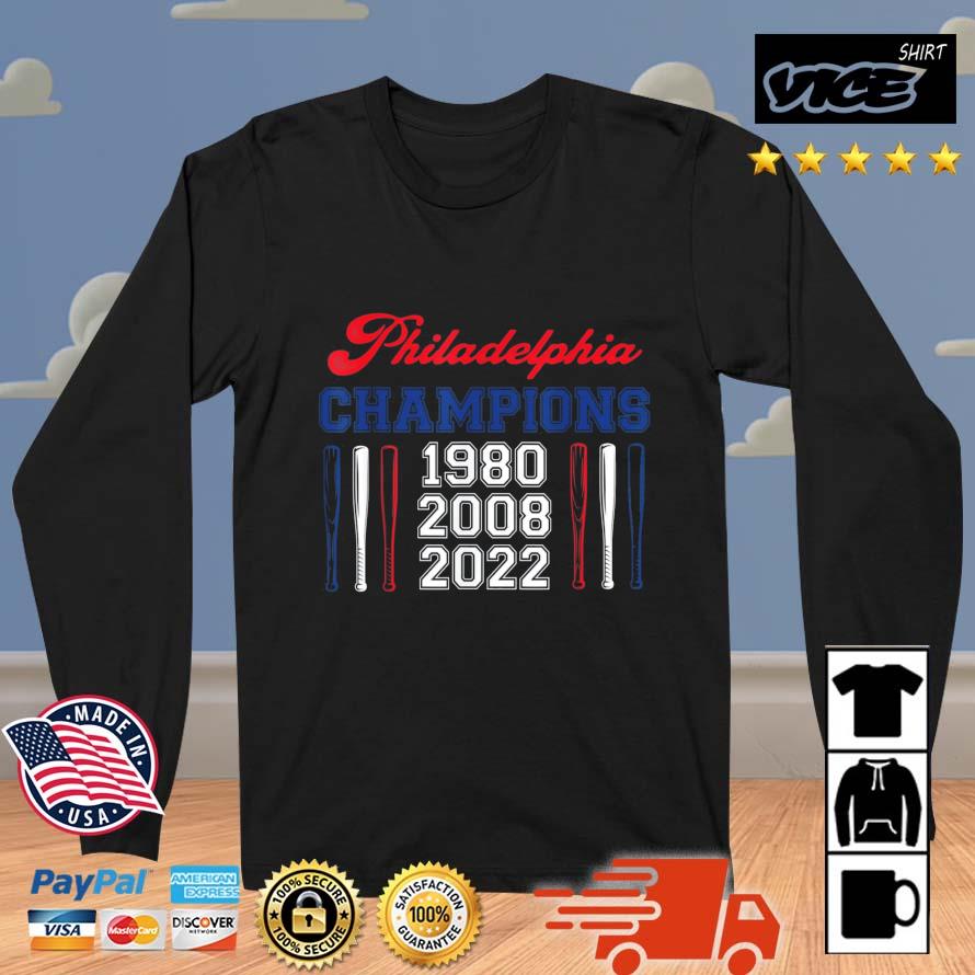 Philadelphia Baseball Champions 1980 2008 2022 Shirt