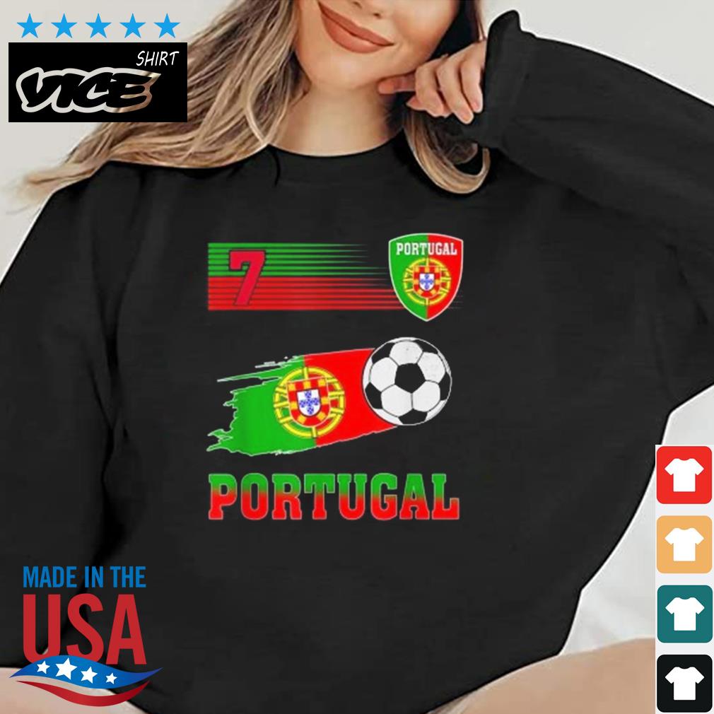 Portugal Soccer Flag Jersey Portuguese Retro 7 2022 Shirt