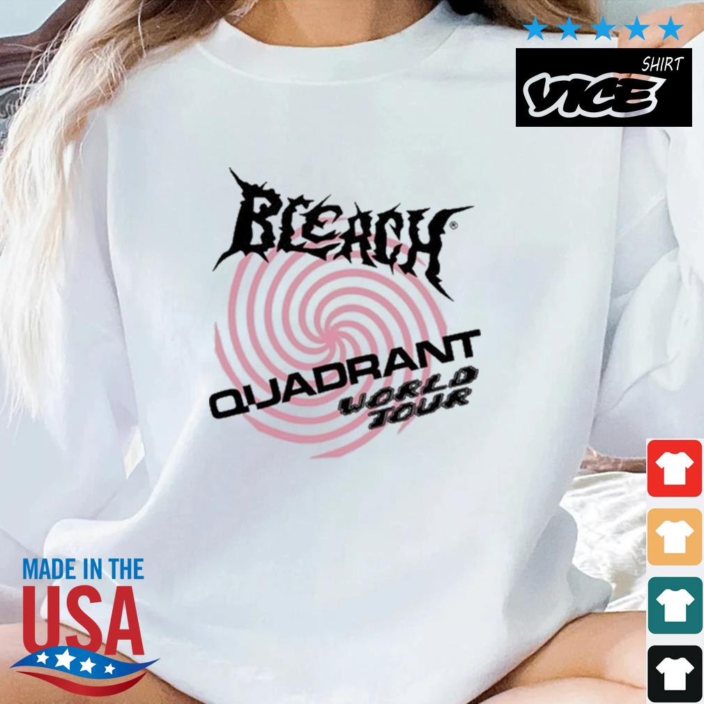 Quadrant Bleach Swirl World Tour Shirt