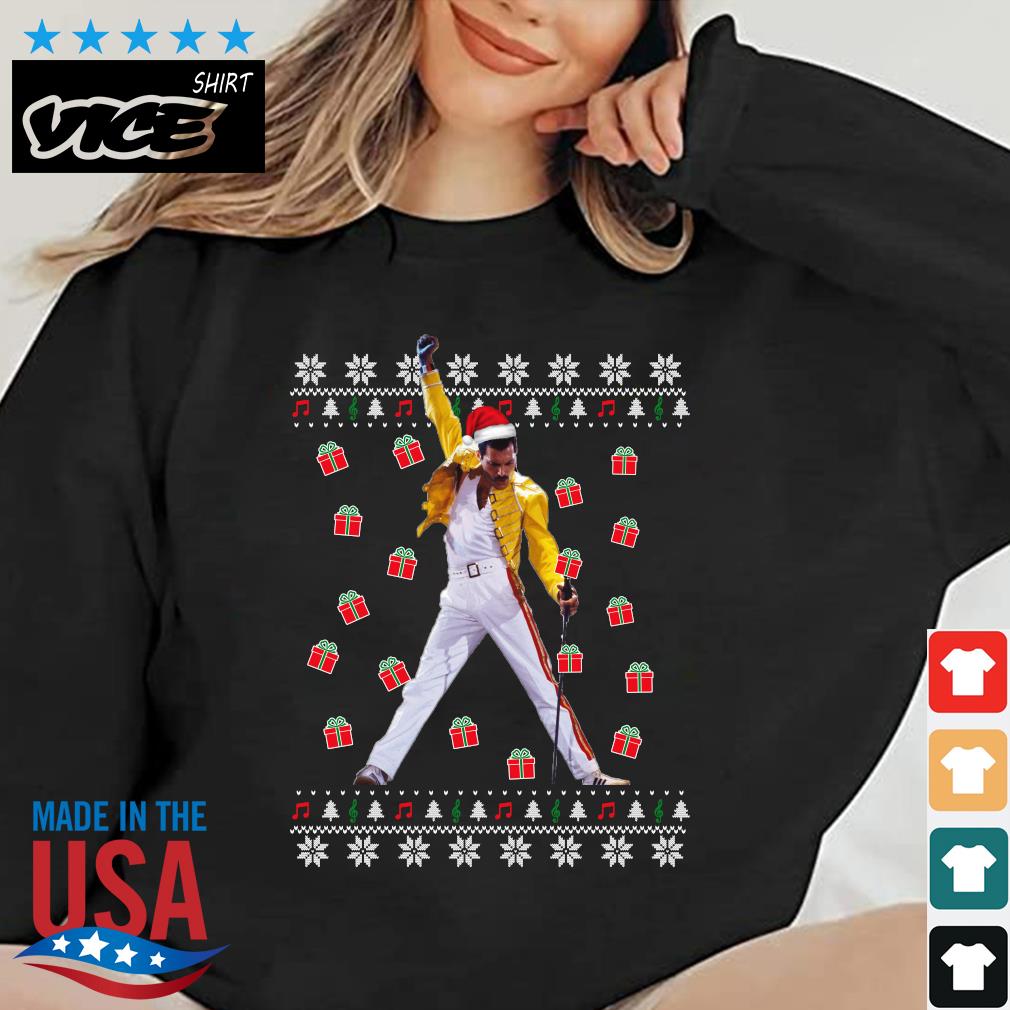 Queen Freddie Mercury Santa Ugly Christmas 2022 Sweater