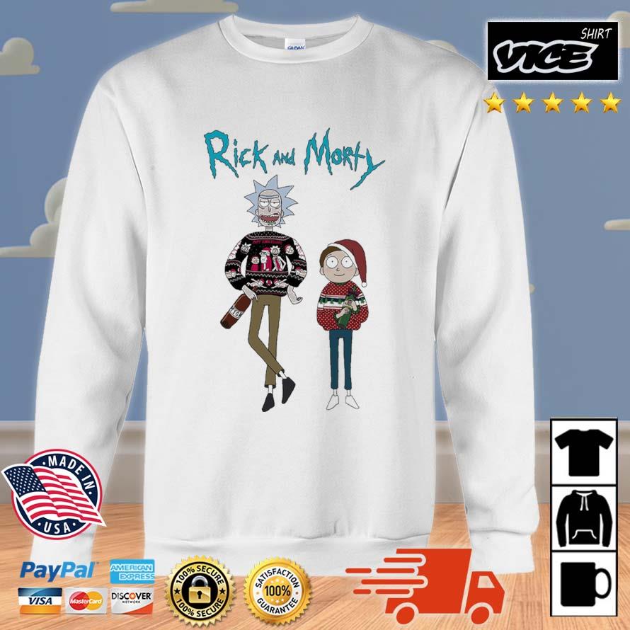 Rick And Morty Wearing Christmas Sweaters 2022 Sweater